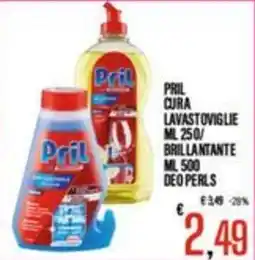 Supermercati EffePiù Pril cura lavastoviglie brillantante offerta