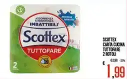 Supermercati EffePiù Scottex carta cucina tuttofare offerta