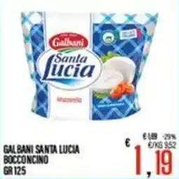 Supermercati EffePiù Galbani Santa Lucia bocconcino offerta