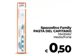 Ipercoop Radenza Spazzolino Family Pasta del Capitano offerta