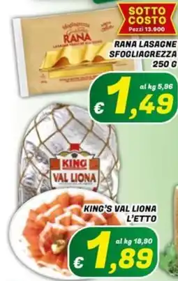 Idromarket Rana lasagne sfogliagrezza offerta