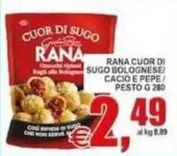 Pewex Rana cuor di sugo bolognese cacio e pepe pesto offerta