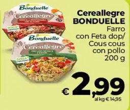 Ipercoop Radenza Cereallegre Bonduelle offerta