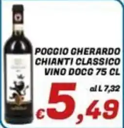 Idromarket Poggio Gherardo Chianti Classico Vino DOCG offerta