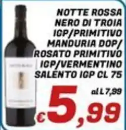 Idromarket Notte Rossa Nero di Troia offerta