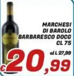 Idromarket Marchesi di Barolo Barbarese DOCG offerta