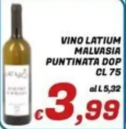 Idromarket Vino Latium Malvasia Puntinata DOP offerta