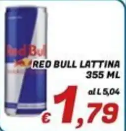 Idromarket Red Bull lattina offerta