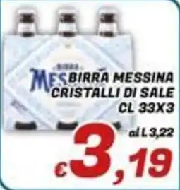 Idromarket Birra Messina Cristalli di Sale offerta