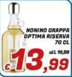 Idromarket Nonino Grappa Optima Riserva offerta