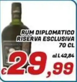 Idromarket Rum Diplomatico Riserva Esclusiva offerta