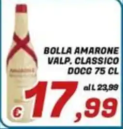 Idromarket Bolla Amarone Valp. Classico offerta