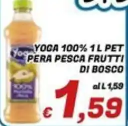 Idromarket Yoga 100% pera pesca frutti di bosco offerta