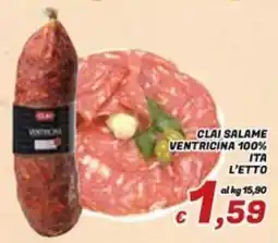 Idromarket Clai salame ventricina 100% offerta