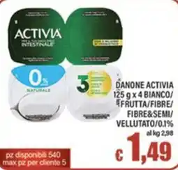 Top Supermercati Danone Activia offerta