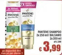 Top Supermercati Pantene shampoo balsamo offerta