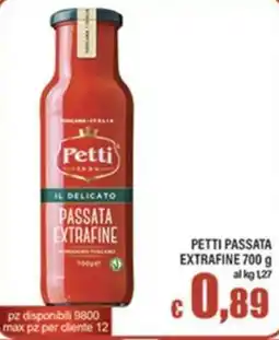 Top Supermercati Petti passata extrafine offerta