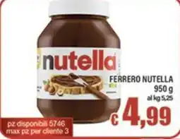 Top Supermercati Ferrero Nutella offerta