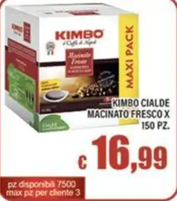 Top Supermercati Kimbo cialde macinato fresco offerta
