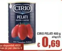 Top Supermercati Cirio pelati offerta