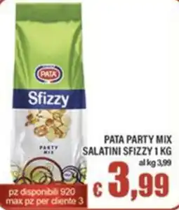 Top Supermercati Pata party mix salatini sfizzy offerta
