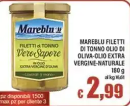 Top Supermercati Mareblu filetti di tonno offerta