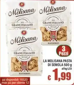 Top Supermercati La Molisana pasta di semola offerta