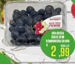 Supermercati EffePiù Uva Rossa senza Semi offerta