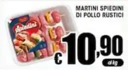Sacoph Martini spiedini di pollo rustici offerta