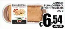 Sacoph Amadori buonadomenica speck e formaggio offerta