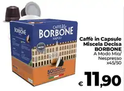 Ipercoop Radenza Caffè in Capsule Miscela Decisa BORBONE offerta