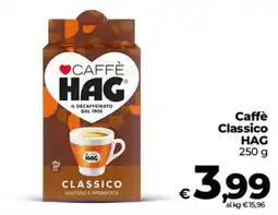 Ipercoop Radenza Caffè Classico HAG offerta