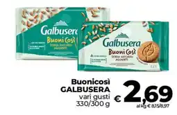 Ipercoop Radenza Buonicosì Galbusera offerta