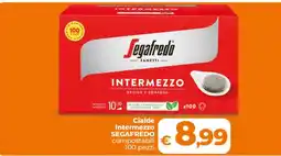 Ipercoop Radenza Cialde Intermezzo Segafredo compostabili offerta