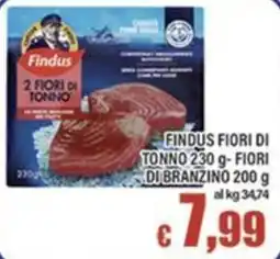 Top Supermercati Findus Fiori di tonno e fiori di branzino offerta