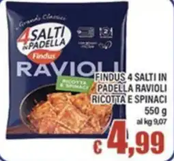 Top Supermercati Findus 4 Salti in Padella Ravioli offerta