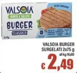 Top Supermercati Valsòia burger classico offerta