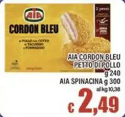 Top Supermercati AIA Cordon Bleu petto di pollo offerta