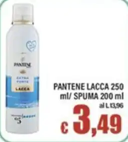 Top Supermercati Pantene lacca/spuma offerta