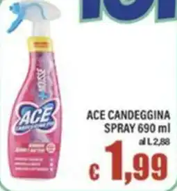Top Supermercati Ace candeggina spray offerta