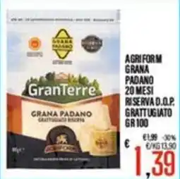 Supermercati EffePiù GranTerre Grana Padano offerta