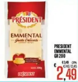 Supermercati EffePiù President emmental offerta