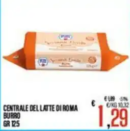 Supermercati EffePiù Burro Centrale del Latte di Roma offerta