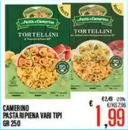 Supermercati EffePiù Pasta Camerino Tortellini offerta