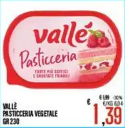 Supermercati EffePiù Valle Pasticceria Vegetale offerta