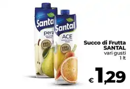 Ipercoop Radenza Succo di Frutta Santal offerta