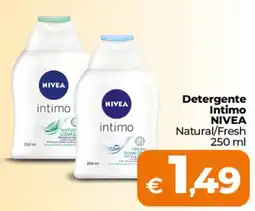 Ipercoop Radenza Detergente Intimo NIVEA Natural/Fresh offerta