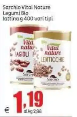 Elite Sarchio Vital Nature Legumi Bio offerta
