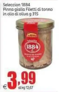 Elite Pinna gialla Filetti di tonno offerta