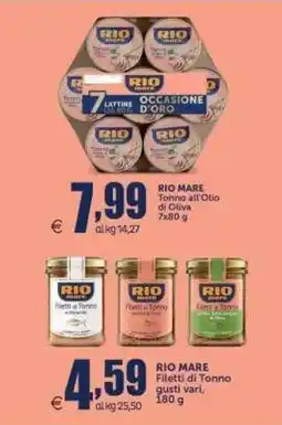 Elite RIO MARE Tonno all'Olio di Oliva offerta